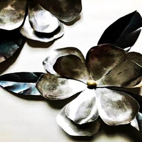 metal flowers